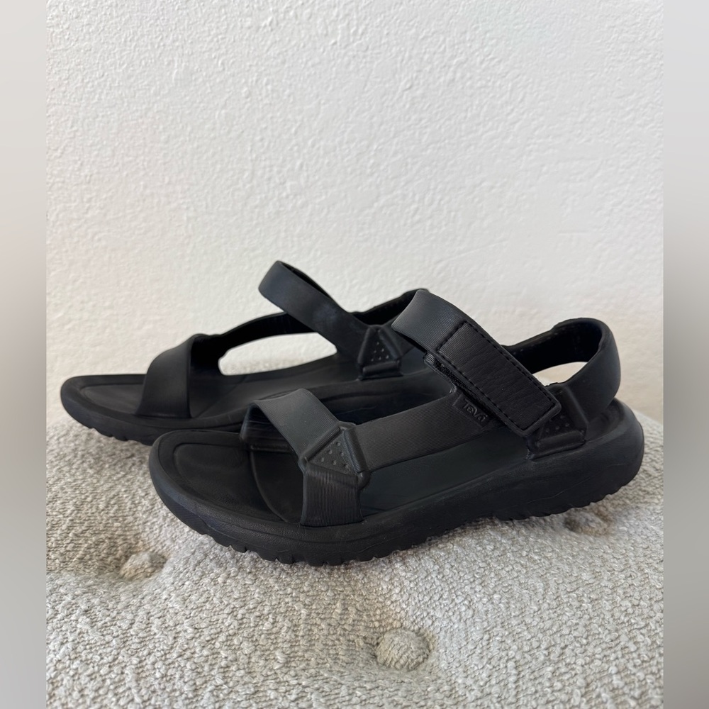 Teva Women's Black Sandals, Size 10
